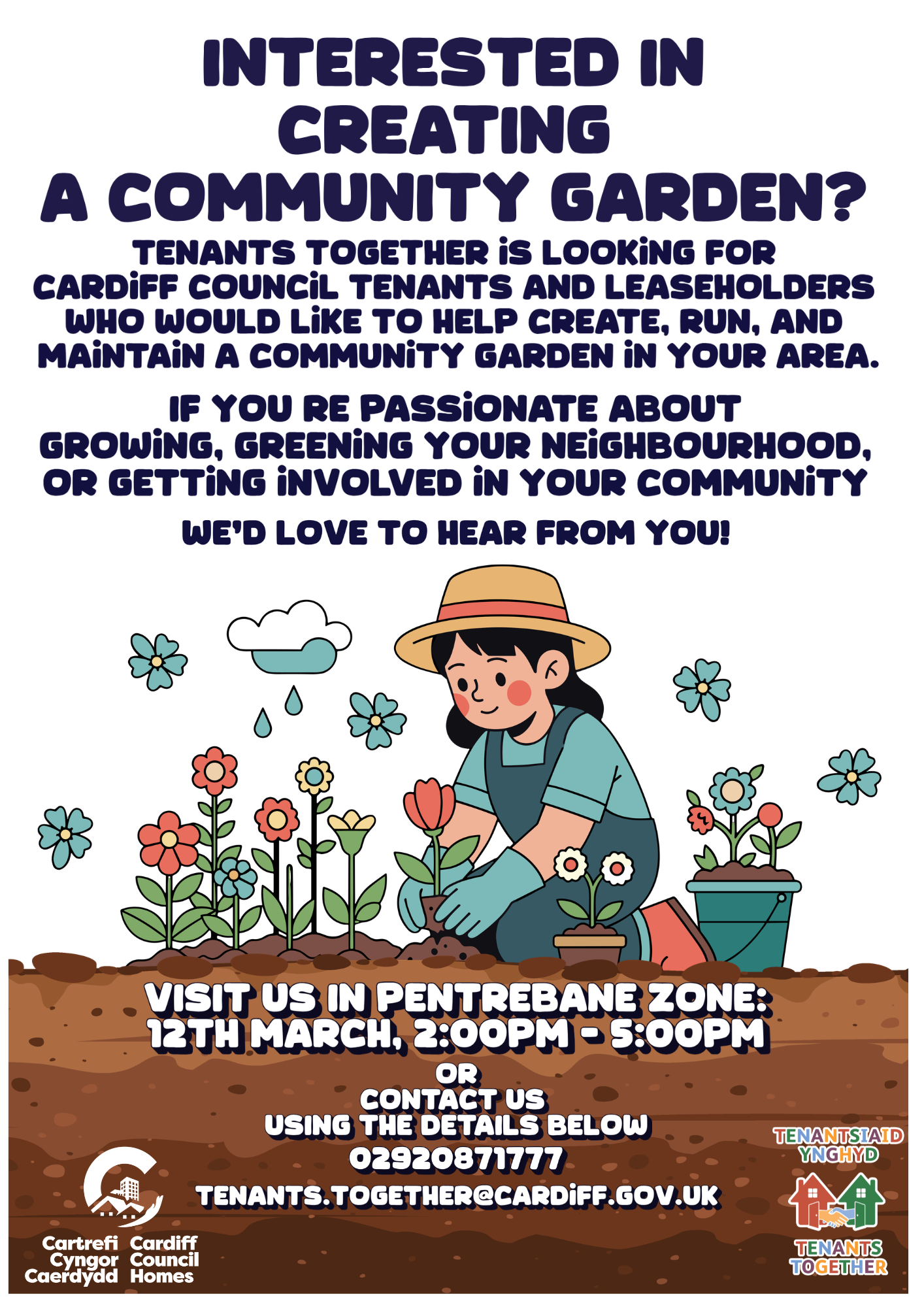 Plant The Idea - 12th March, Pentrebane Zone, 2:00PM - 5:00PM