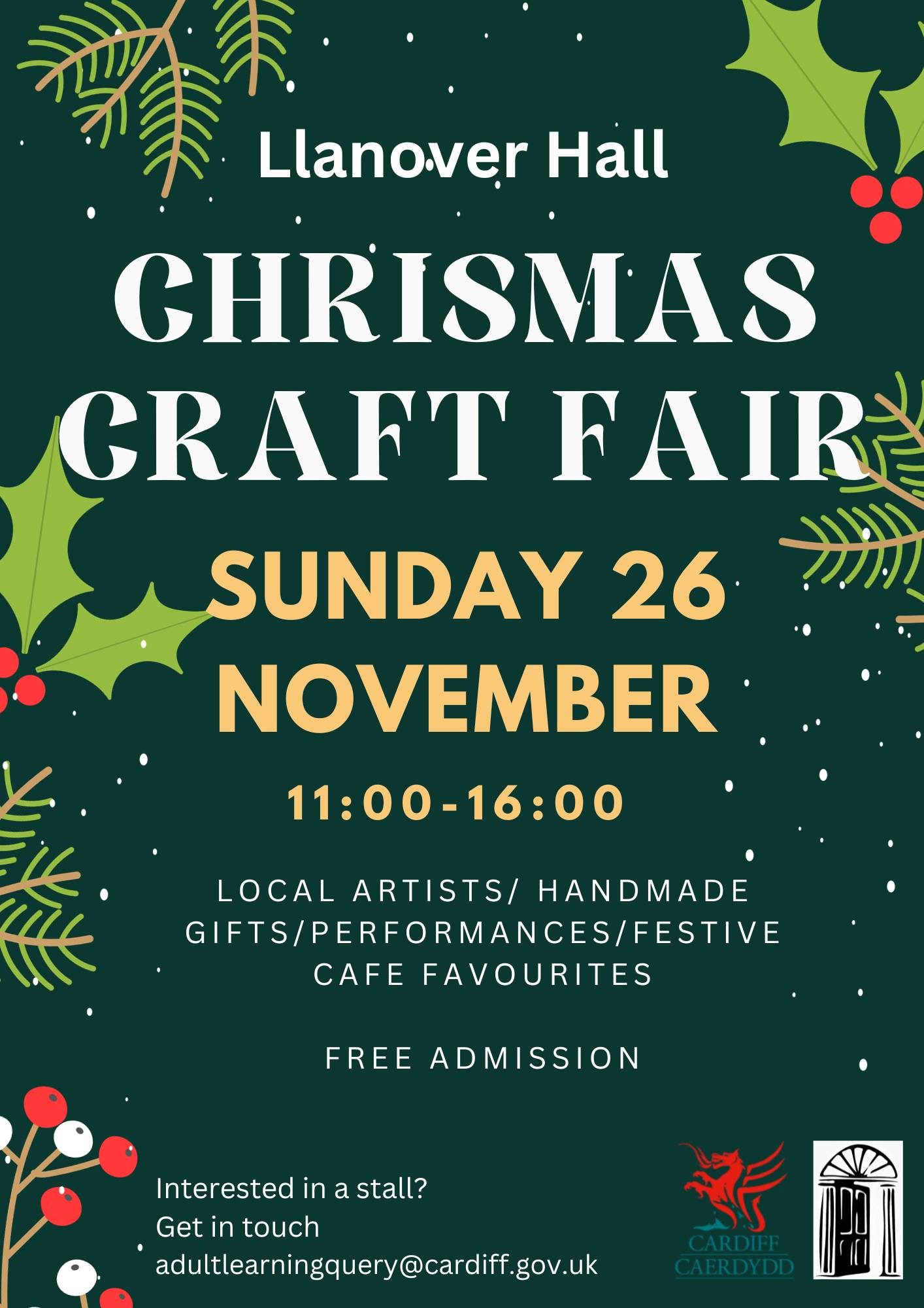 Christmas Craft Fair Cardiff Tenants Cardiff Tenants