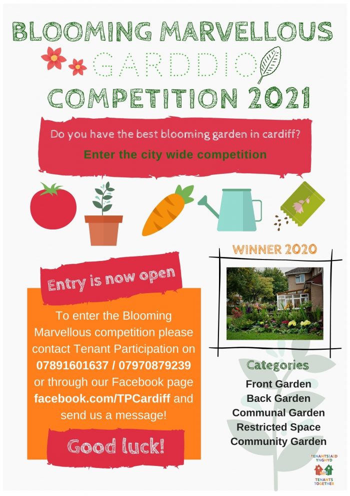 Blooming Marvellous Competition 2021 - Cardiff Tenants : Cardiff