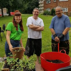 Tenant participation gardening event