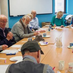 A tenant meeting taking place